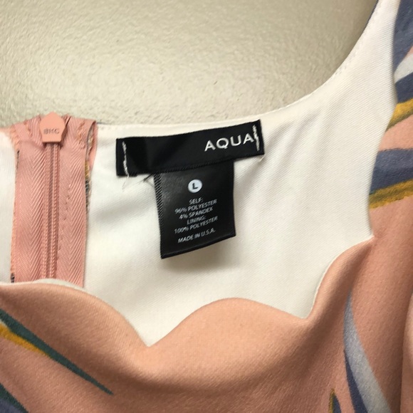 Aqua (Bloomingdales) sleeveless dress, Size L - Picture 3 of 4